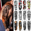 1 pcs Temporary Tattoos Water Resistant / Waterproof / Safety / Creative Face / Body / Hand Water-Transfer Sticker Body Painting Colors