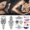 1 pcs Temporary Tattoos Water Resistant / Waterproof / Safety / Creative Face / Body / Hand Water-Transfer Sticker Body Painting Colors