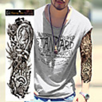 1 pcs Temporary Tattoos Waterproof / Non Toxic / Large Size Body / Hand / Shoulder Paper Tattoo Stickers