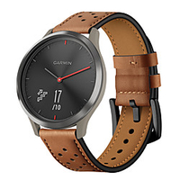 1 Pcs Watch Band Fashion Genuine Leather Replacement Strap for Garmin Vivomove HR Smart Wristband miniinthebox