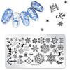 1 pcs Water Transfer Sticker Snowflake / Christmas Tree nail art Manicure Pedicure Safety / Best Quality / Durable Artistic / Fashion Office / Career / Daily / Festival