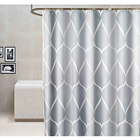 1 pcs Waterproof Shower Accessories Polyester Bathroom Silver miniinthebox