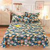1-Piece Bed Sheets 100% Cotton Soft Reactive Printing Comfortable Floral Garden Warm Includes 1 Flat Sheet miniinthebox