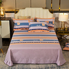 1-Piece Bed Sheets 100% Cotton Soft Reactive Printing Comfortable Geometric True Love Forever Includes 1 Flat Sheet miniinthebox