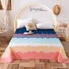 1-Piece Bed Sheets 100% Cotton Striped Rainbow Includes 1 Flat Sheet miniinthebox