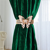 1 Piece Butterfly Metal Spring Strap Curtain Buckle Decorative Draperies Holdback