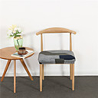 1 Piece Dining Chair Seat Covers,  Stretch Fitted Dining Room Upholstered Chair Seat Cushion Cover,  Removable Washable Furniture Protector Slipcovers