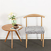 1 Piece Dining Chair Seat Covers,  Stretch Fitted Dining Room Upholstered Chair Seat Cushion Cover,  Removable Washable Furniture Protector Slipcovers