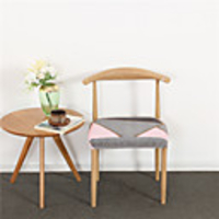 1 Piece Dining Chair Seat Covers,  Stretch Fitted Dining Room Upholstered Chair Seat Cushion Cover,  Removable Washable Furniture Protector Slipcovers