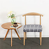 1 Piece Dining Chair Seat Covers,  Stretch Fitted Dining Room Upholstered Chair Seat Cushion Cover,  Removable Washable Furniture Protector Slipcovers
