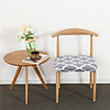 1 Piece Dining Chair Seat Covers,  Stretch Fitted Dining Room Upholstered Chair Seat Cushion Cover,  Removable Washable Furniture Protector Slipcovers