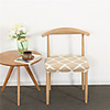 1 Piece Dining Chair Seat Covers,  Stretch Fitted Dining Room Upholstered Chair Seat Cushion Cover,  Removable Washable Furniture Protector Slipcovers