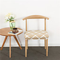 1 Piece Dining Chair Seat Covers,  Stretch Fitted Dining Room Upholstered Chair Seat Cushion Cover,  Removable Washable Furniture Protector Slipcovers