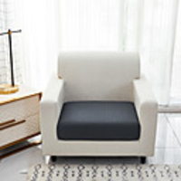 1 Piece Easy-Going Stretch Cushion Cover Sofa Cushion Furniture Protector Sofa Seat Cover Sofa Slipcover Sofa Cover Jacquard Weave Soft Flexibility with Elastic Bottom