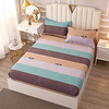 1-Piece Fitted Sheet Deep Pocket Cotton Colour Striped Manhattan Printed Soft Skin Comfortable Without Pillowcases/Pillow Shams miniinthebox