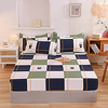 1-Piece Fitted Sheet Deep Pocket Cotton Geometric Printed Soft Skin Comfortable Without Pillowcases/Pillow Shams miniinthebox