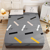 1-Piece Fitted Sheet Deep Pocket Cotton Stripe Printed Soft Skin Comfortable Mattress Cover Without Pillowcases/Pillow Shams miniinthebox