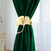 1 Piece Magnetic Curtain Tiebacks Pearl Holdbacks Modern Decorative Curtain Drape Tie Backs Holder for Home Office Thin or Thick Blackout Sheer Window Treatment