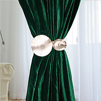 1 Piece Metal Spring Strap Curtain Buckle Decorative Draperies Holdback