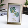 1 Piece Of 6-inch Gold Color Photo Frame Decoration miniinthebox
