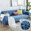 1-Piece Plush Velvet Sofa Cover Couch Cover Furniture Protector Soft Stretch Slipcover Spandex Jacquard Fabric Super Fit for 1~4 Cushion Couch and L Shape Sofa, Easy to Install(1 Free Cushion Cover