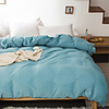 1-Piece Removable Duvet Cover for Weighted Blanket, Super Soft Short Plush With Cozy Soft Minky Dot, Just Cover For Twin/Queen/King Size(Blue)