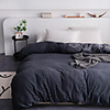 1-Piece Removable Duvet Cover for Weighted Blanket, Super Soft Short Plush With Cozy Soft Minky Dot, Just Cover For Twin/Queen/King Size(Dark Gray)