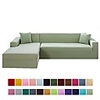 1-Piece Sofa Cover Couch Cover Furniture Protector Soft Stretch Slipcover Spandex Jacquard Fabric Super Fit for 1~4 Cushion Couch and L Shape Sofa, Easy to Install(1 Free Cushion Cover)