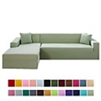 1-Piece Sofa Cover Couch Cover Furniture Protector Soft Stretch Slipcover Spandex Jacquard Fabric Super Fit for 1~4 Cushion Couch and L Shape Sofa, Easy to Install(1 Free Cushion Cover)