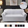 1-Piece Sofa Cover Couch Cover Furniture Protector Soft Stretch Slipcover Spandex Jacquard Fabric Super Fit for 1~4 Cushion Couch and L Shape Sofa, Easy to Install(1 Free Cushion Cover)