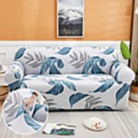 1-Piece Sofa Cover Couch Cover Furniture Protector Soft Stretch Sofa Slipcover Spandex Jacquard Fabric Super Fit for 1~4 Cushion Couch and L Shape Sofa, Easy to Install