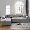 1-Piece Sofa Cover Couch Cover Furniture Protector Soft Stretch Sofa Slipcover Spandex Jacquard Fabric Super Fit for 1~4 Cushion Couch and L Shape Sofa, Easy to Install