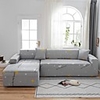 1-Piece Sofa Cover Couch Cover Furniture Protector Soft Stretch Sofa Slipcover Spandex Jacquard Fabric Super Fit for 1~4 Cushion Couch and L Shape Sofa, Easy to Install