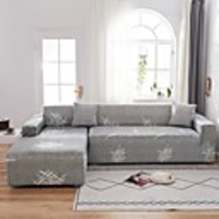 1-Piece Sofa Cover Couch Cover Furniture Protector Soft Stretch Sofa Slipcover Spandex Jacquard Fabric Super Fit for 1~4 Cushion Couch and L Shape Sofa, Easy to Install