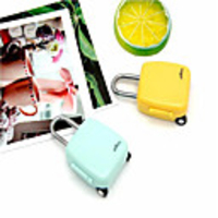 1 Piece/lot Combination Lock Fashion Mini Cute Cartoon Travel Luggage Zipper Notebook Padloc