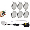 1 set 2 W 1800 lm 18 LED Beads Remote-Controlled Decorative Under Cabinet Lighting Warm White Cold White 85-265 V Cabinet Ceiling Drawer / CE Certified / Christmas / New Year
