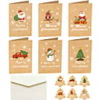 1 SET Christmas Decorations Christmas Ornaments Cards