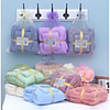 1 Set Coral Velvet Bath Towel,  1 Pack Tow Towels,  Super Soft Absorbent Towels,  Washable Fast Drying Towels Machine Washable (2755 1430)