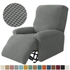 1 Set of 4 Pieces Stretch Recliner Cover Jacquard Spandex Recliner Couch Covers Recliner Chair Cover Form Fitted Non Slip Reclining Slipcovers for Standard Large Recliner, Chivas Sofa miniinthebox