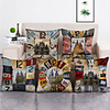 1 Set of 5 Pcs Throw Pillow Covers Modern Decorative Throw Pillow Case Cushion Case for Room Bedroom Room Sofa Chair Car, 1818 Inch 4545cm