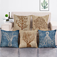 1 Set of 6 Pcs Throw Pillow Covers Modern Decorative Throw Pillow Case Cushion Case for Room Bedroom Room Sofa Chair Car, 1818 Inch 4545cm