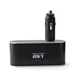 1-to-3 Cigarette Lighter Power Splitter with USB Output (DC12/24V)