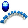 10 Blue LED T10 Car Bulbs with 6 LED