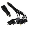 10-in-1 Multifunction USB Car Charger for iPhone and More (Black)