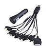 10-in-1 USB Car Charger for iPod/iPhone/PSP/CellPhones