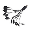 10-in-1 USB Power Charger/Adapters for Cellphones (100~240V)