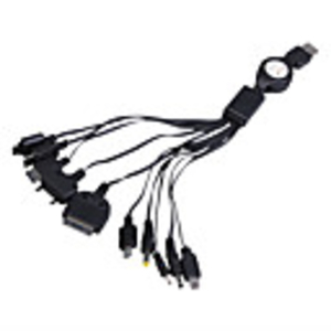 10-in-1 USB Power Charger/Adapters for Cellphones (100~240V)