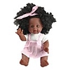 10 inch Black Dolls Reborn Doll Baby Girl Gift Classic Parent-Child Interaction ABSPC F334 with Clothes and Accessories for Girls