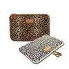 10 Inch Laptop / 12 Inch Laptop / 13.3 Inch Laptop Sleeve Canvas Leopard Print Unisex Water Proof Shock Proof