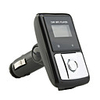 1.0" LCD Car MP3 Player FM Transmitter with IR Remote Controller - Black (SD/USB)